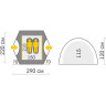 Палатка TALBERG BOYARD 2 PRO RED, красный 4623721539664
